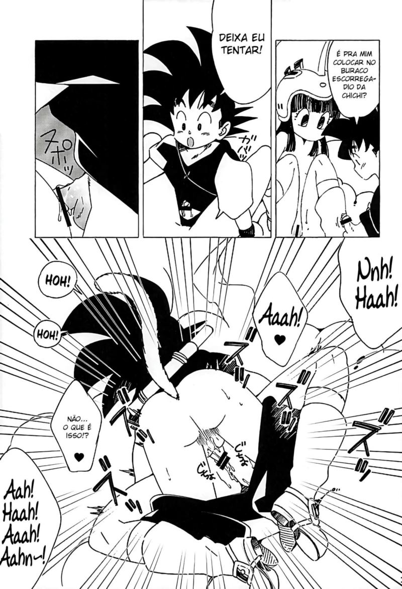 Goku fazendo sexo com a titi