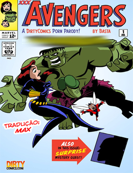 Os Vingadores – Hulk arrombando Natasha a Viúva Negra