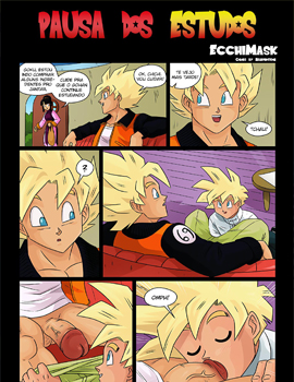 Goku comendo o cu do Gohan