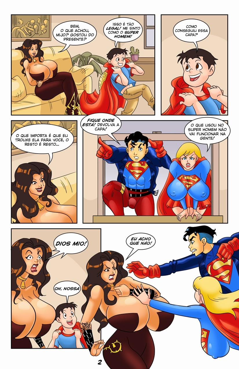 SuperBoy e SuperGirl