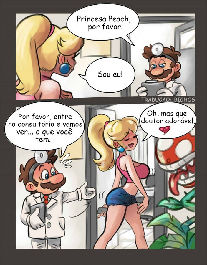 Princesa Peach e Dr. Mario