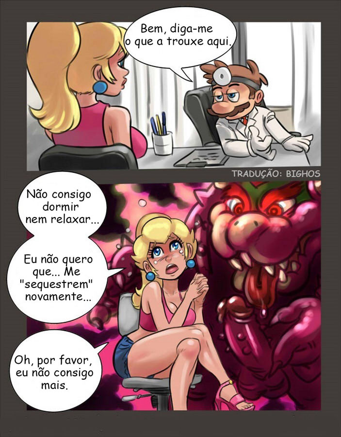 Princesa Peach e Dr. Mario